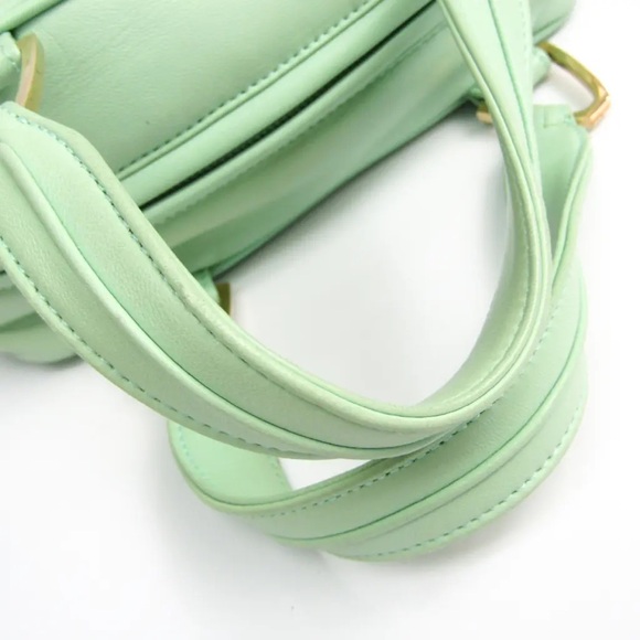 Loewe Leather Handbag Green - Picture 7 of 7